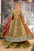 Olive Green Default 3 Piece Unstitched Embroidered Organza Suit
