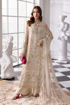 Off White 3 Piece Unstitched Embroidered Chiffon Suit