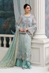 3 Piece Unstitched Embroidered Chiffon Suit