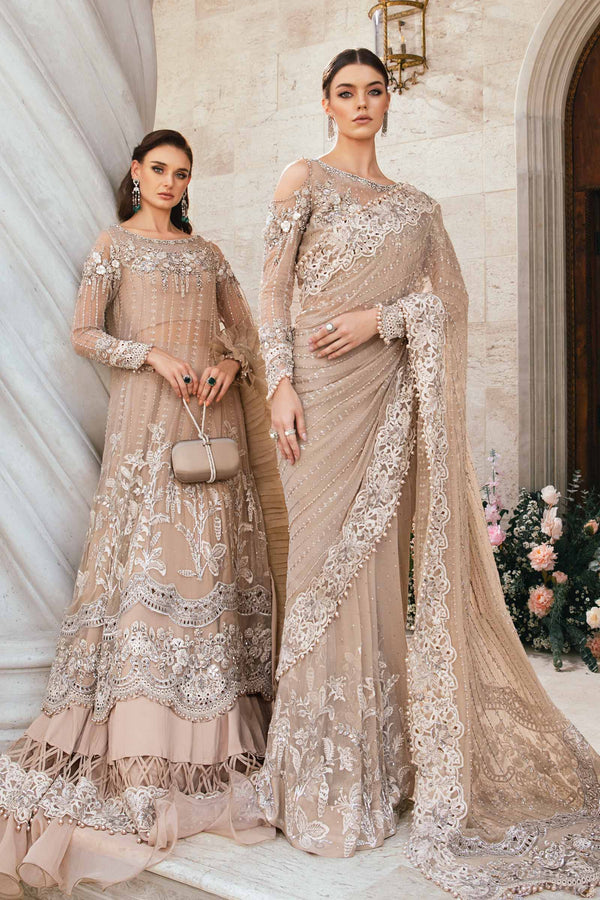Skin Beige Saree
