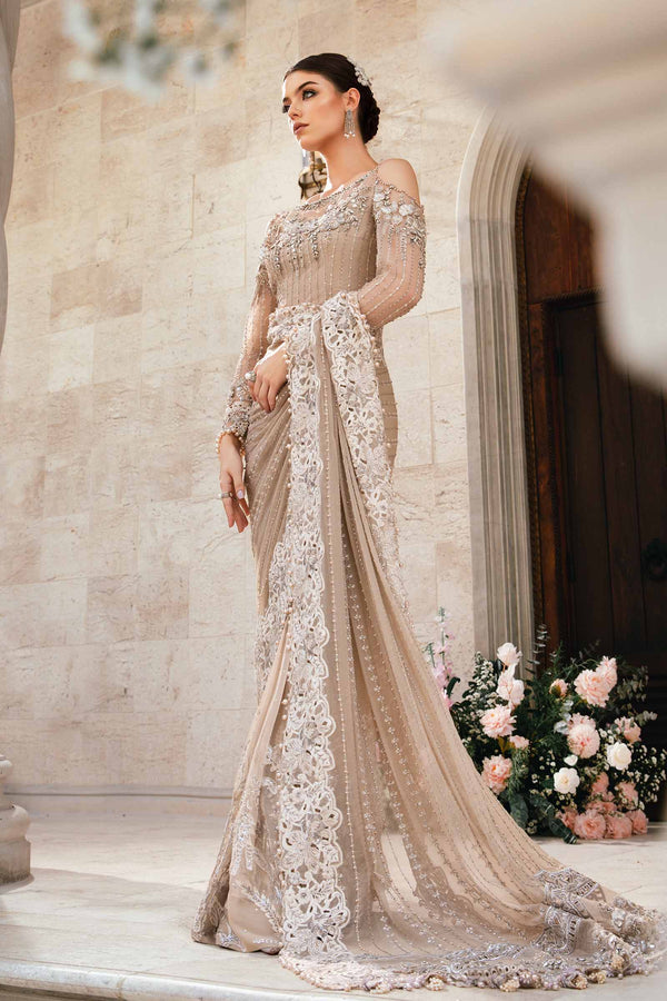 Skin Beige Saree