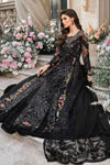 Black Default 3 Piece Unstitched Embroidered Suit