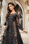 Black Default 3 Piece Unstitched Embroidered Suit
