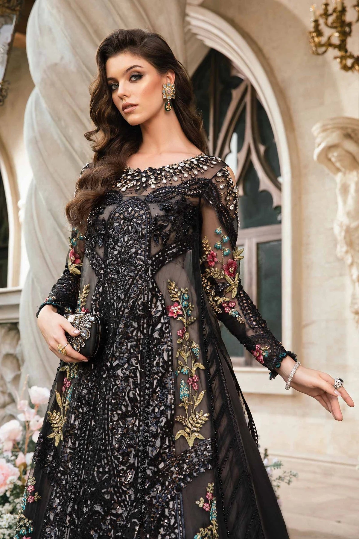 Maria B  Unstitched Embroidered Suit | BD-2802