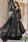 Black Default 3 Piece Unstitched Embroidered Suit