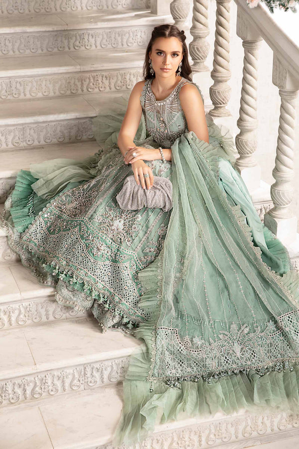 Aqua Default 3 Piece Unstitched Embroidered Suit