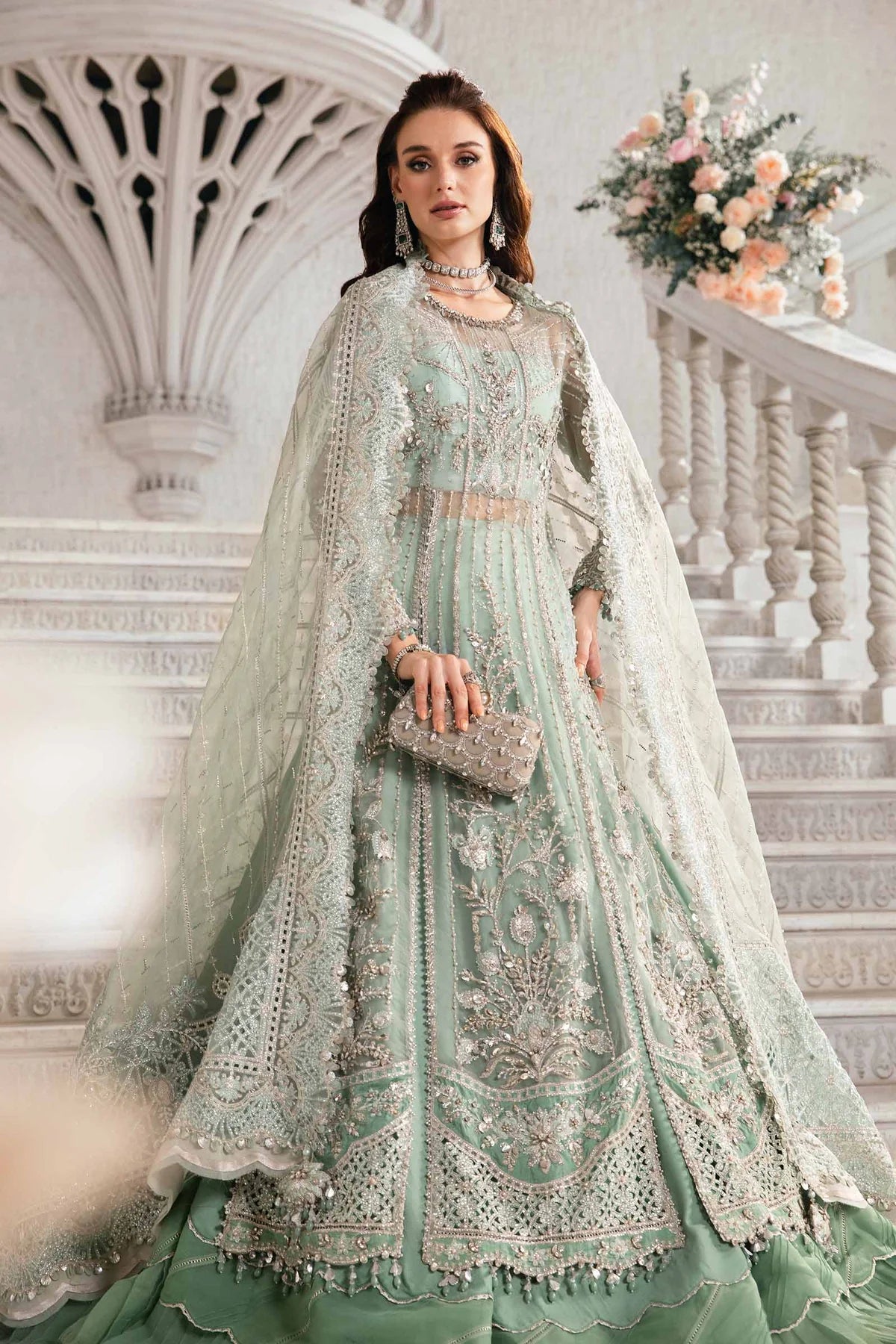 Maria B - 3 Piece Embroidered Suit | BD-2803