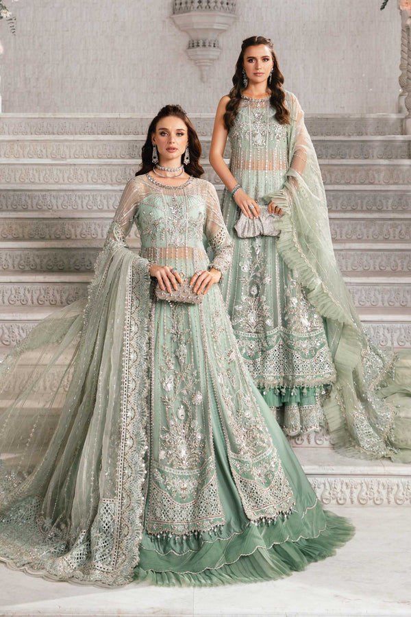 Aqua Default 3 Piece Unstitched Embroidered Suit