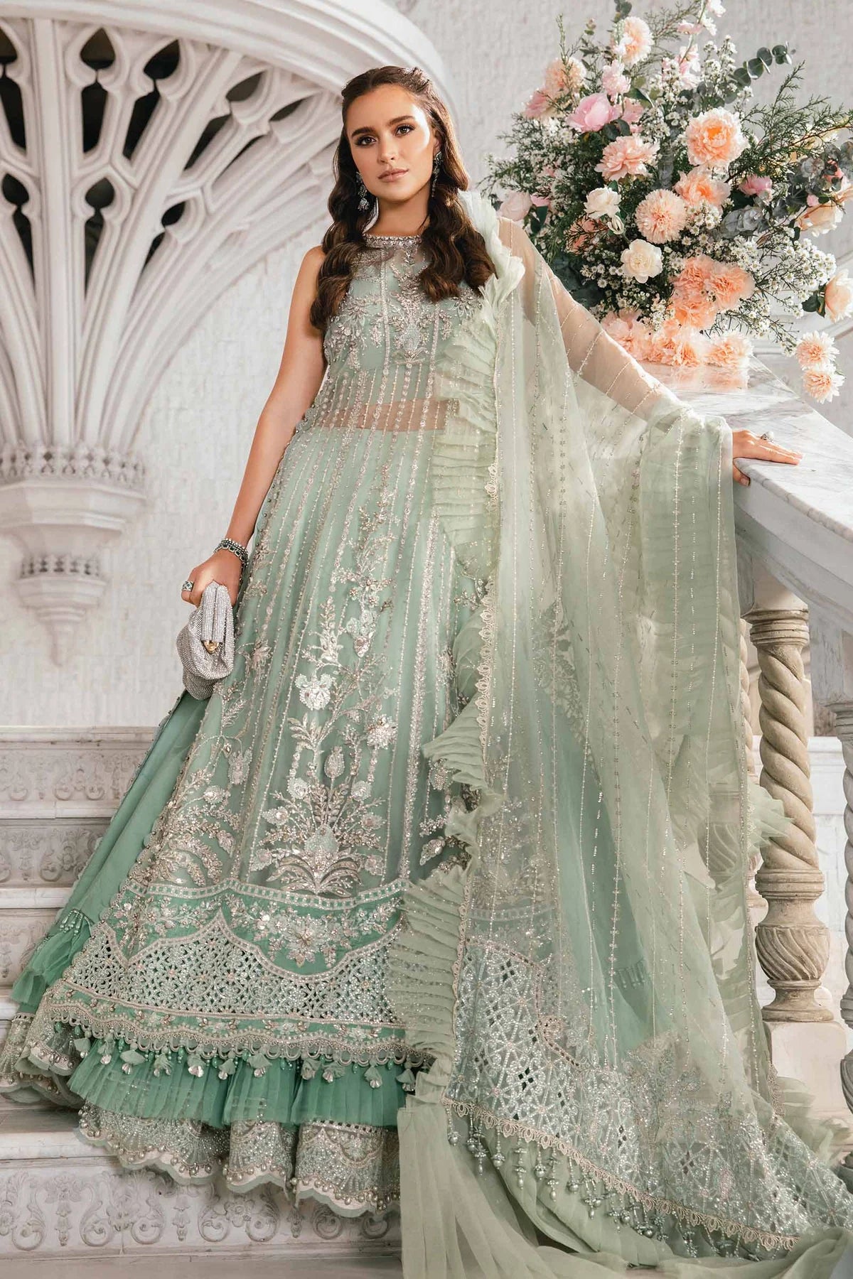 Maria B - 3 Piece Embroidered Suit | BD-2803