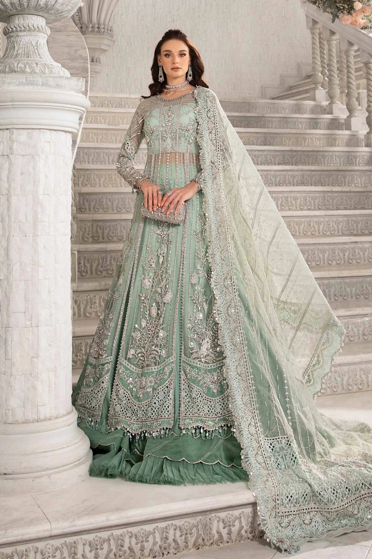 Maria B - 3 Piece Embroidered Suit | BD-2803