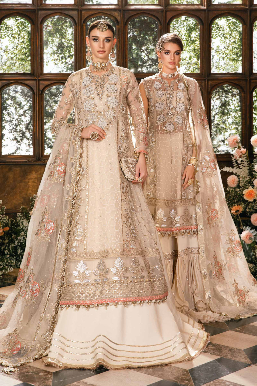 Maria B BD-2805 Mbroidered Chiffon Collection 2024