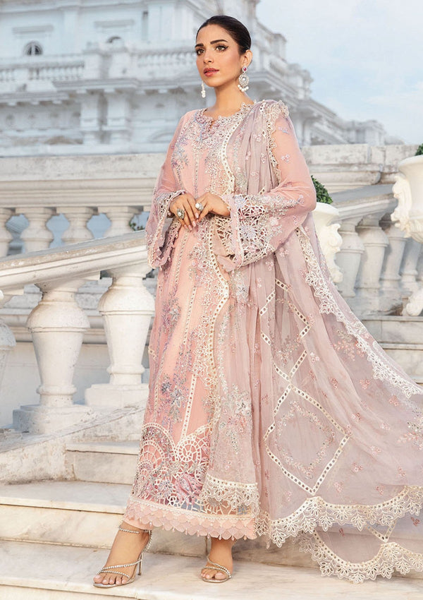 Pink Chiffon Suit