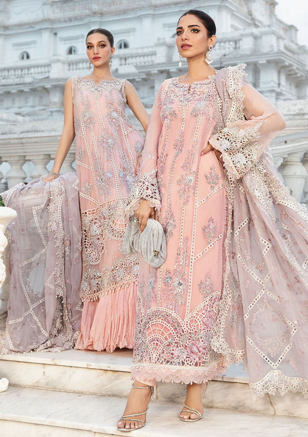 Pink Chiffon Suit