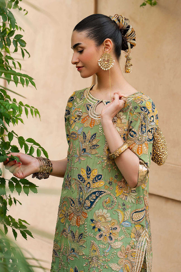 Embroidered Tessle Silk