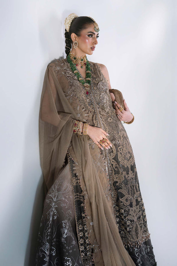Unstitched Embroidered Chiffon SuitIn Stock BD-3102-Antique Bronze-Default