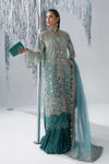 Unstitched Embroidered Organza SuitIn StockBARCODE:BD-3107-Sea Green-Default