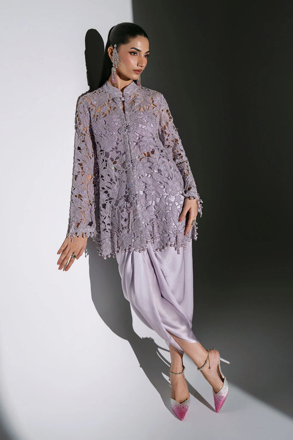 Unstitched Embroidered Organza SuitIn Stock BD-3105-Dusty Lilac-Default