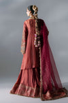 Unstitched Embroidered Organza SuitIn Stock BD-3108-Deep Salmon pink-Default