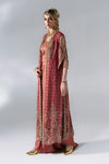 Unstitched Embroidered Organza SuitIn Stock BD-3108-Deep Salmon pink-Default