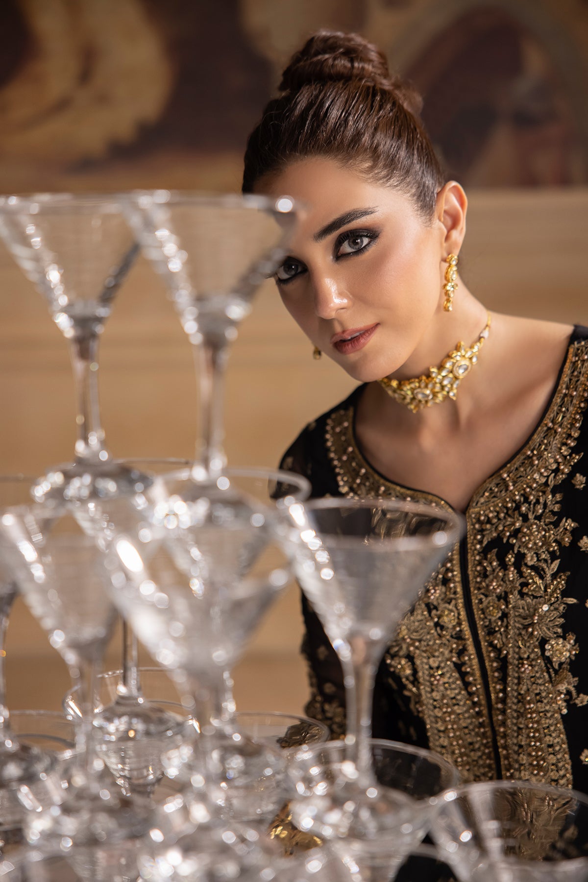 Charizma Premium Luxury Handwork Chiffon DJW4-06