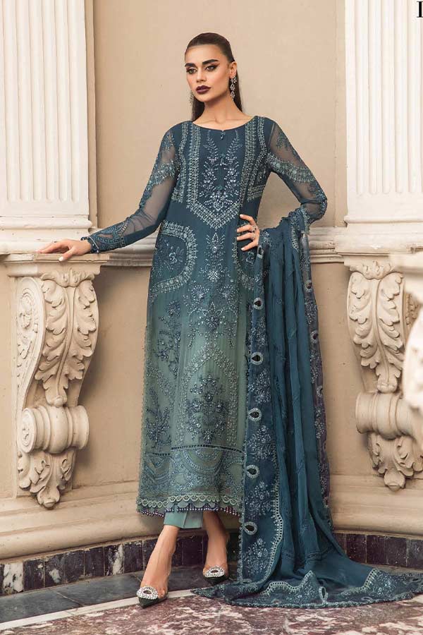 Pearl Chiffon Suit