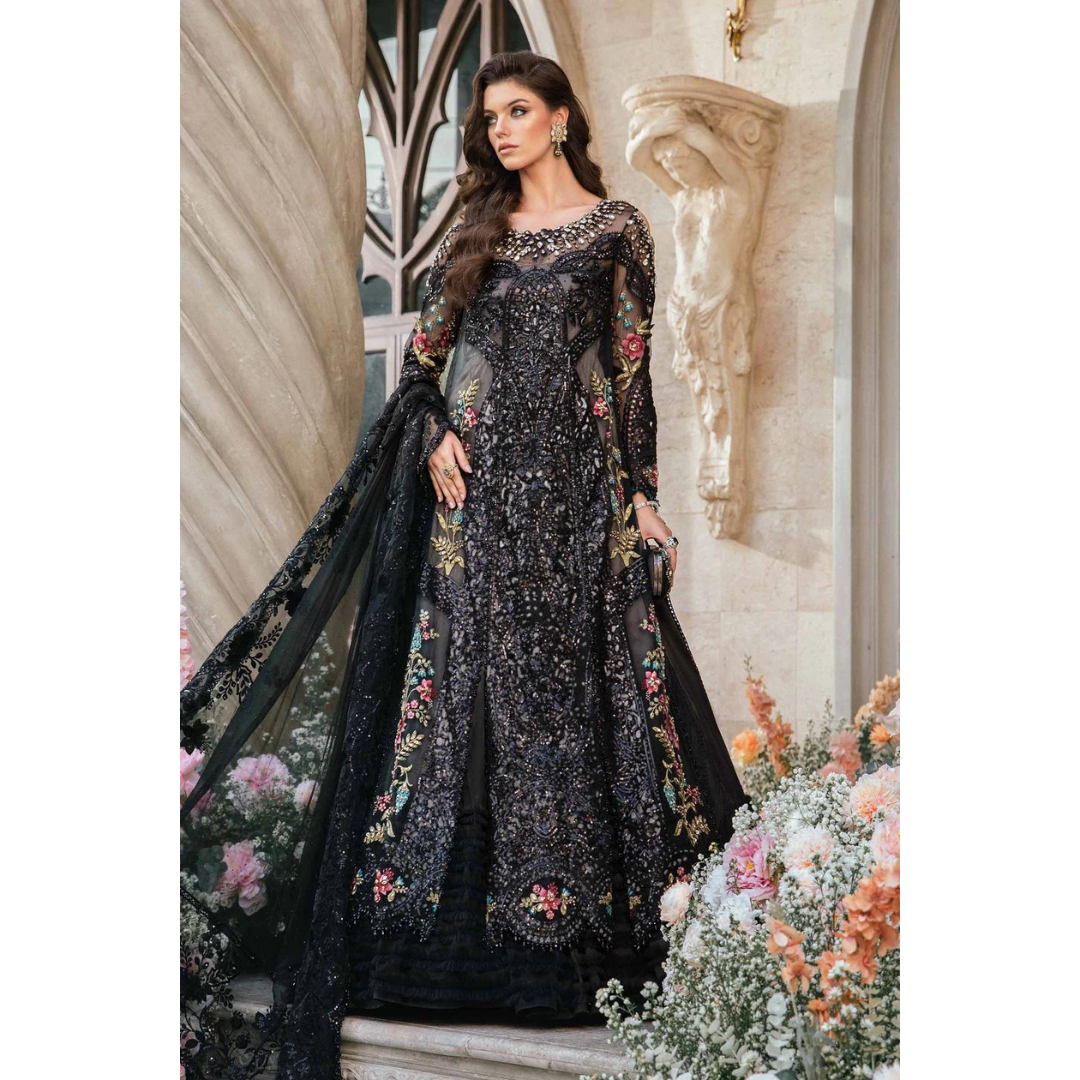 Maria B  Unstitched Embroidered Suit | BD-2802