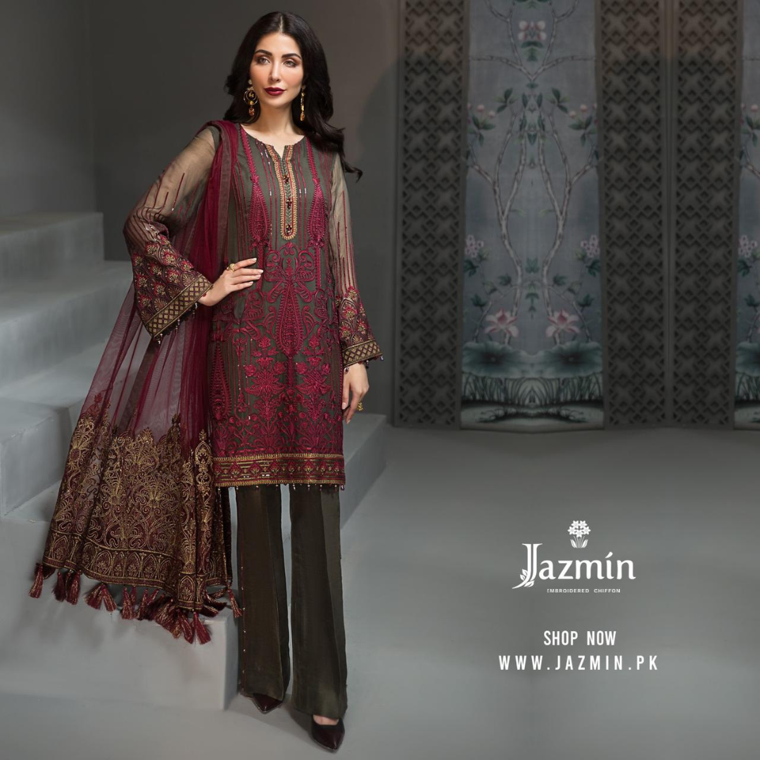 JAZMIN LUXURY CHIFFON COLLECTION 12672