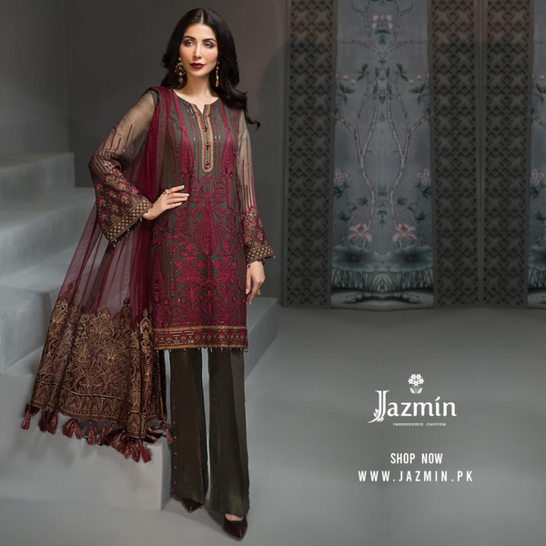 Jazmin -LUXURY CHIFFON COLLECTION 12672