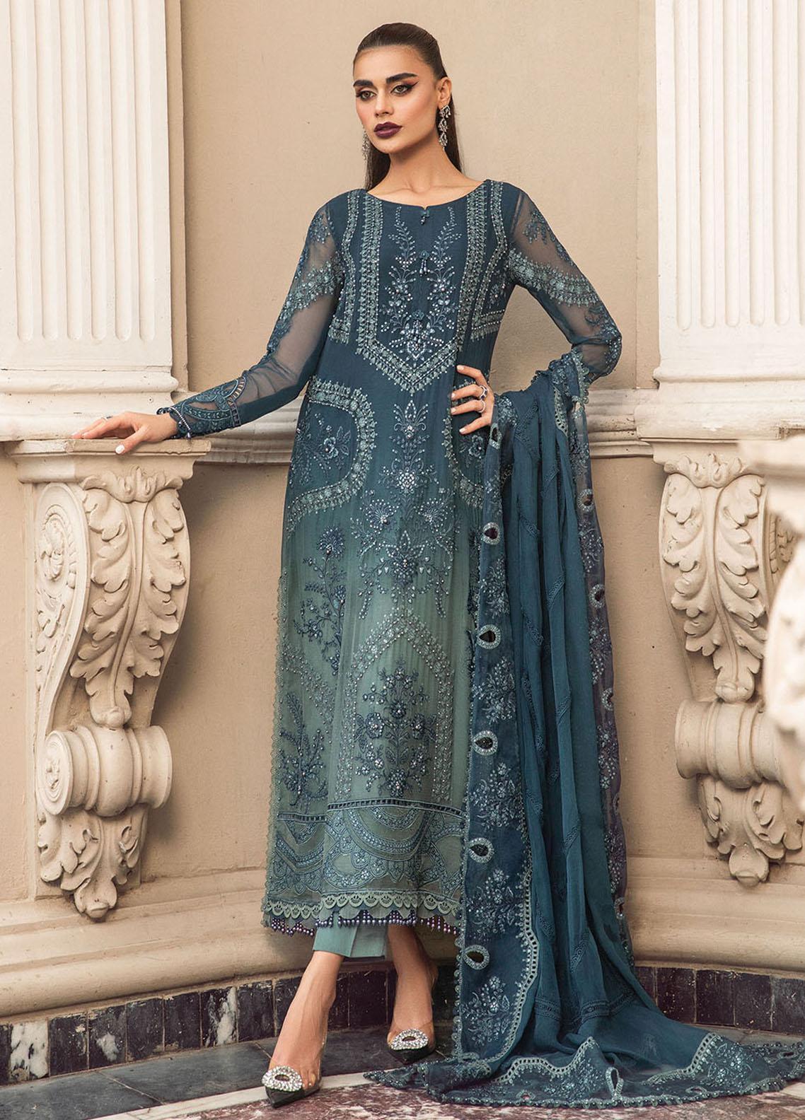 Maria B - Pure Silk Chiffon Collection 2023 - D2