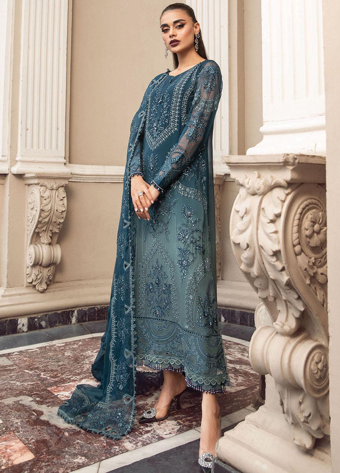 Maria B - Pure Silk Chiffon Collection 2023 - D2