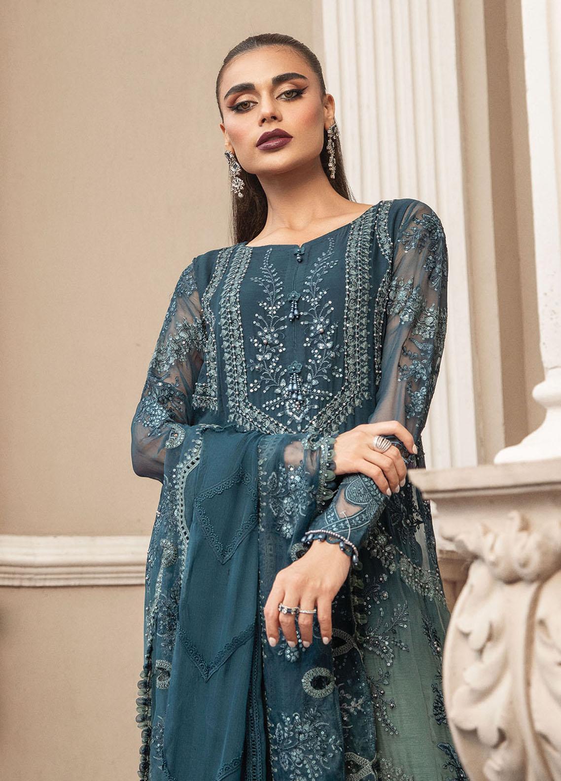 Maria B - Pure Silk Chiffon Collection 2023 - D2