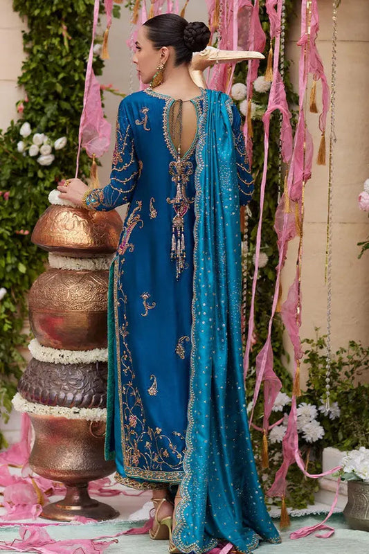 Farah Talib Aziz – Nihal Teal Kurta